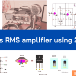 Diagrama del circuito del amplificador OCL de 30 vatios con PCB usando 2N3055