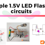 Creación de un circuito intermitente LED simple de 1,5 V