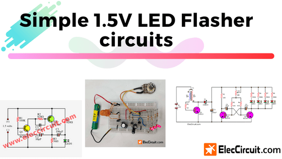 Creación de un circuito intermitente LED simple de 1,5 V