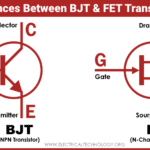 ¿Cuál es la diferencia entre transistores BJT y FET?
