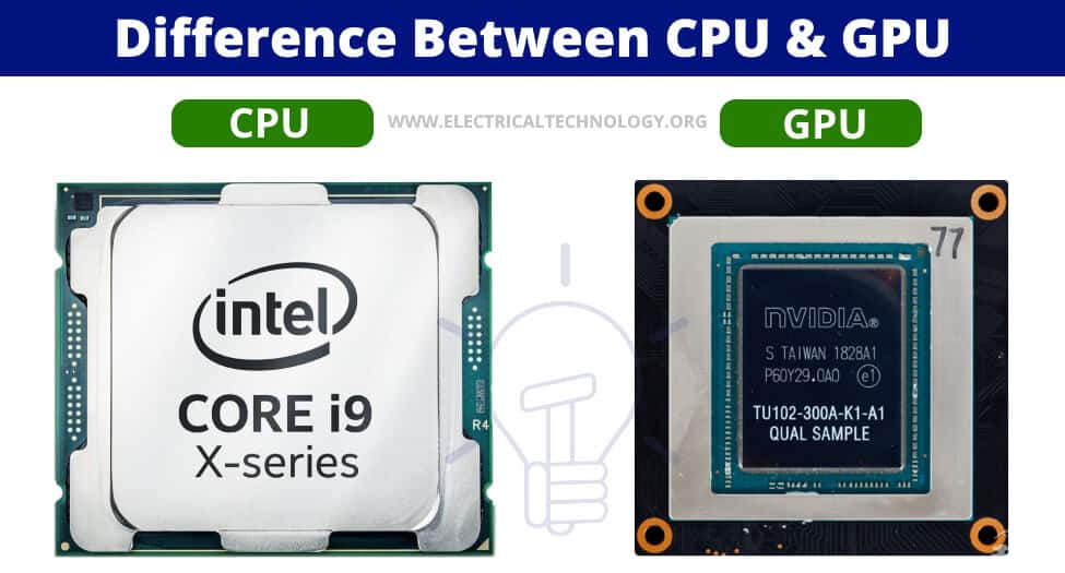 ¿Cuál es la principal diferencia entre CPU y GPU?