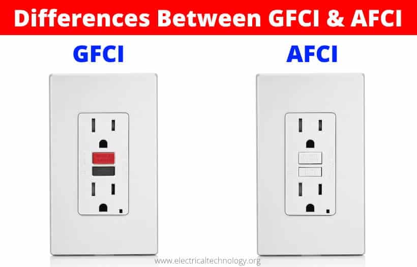 ¿Cuáles son las principales diferencias entre GFCI y AFCI?