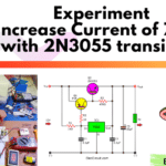 Experimente aumentar la corriente de 7805 con transistores 2N3055