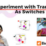 Experimente con el transistor como interruptor.