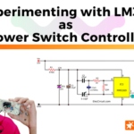 Experimentando con LM317 como controlador de interruptor de encendido