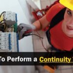 ¿Cómo realizar una prueba de continuidad de componentes eléctricos con multímetro?