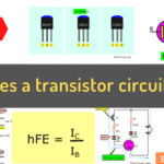 ¿Cómo funciona un circuito de transistores?