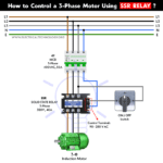 ¿Cómo controlar un motor trifásico mediante un relé de estado sólido (SSR)?