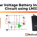 Circuito indicador de batería de bajo voltaje usando LM339