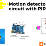 Circuito de alarma detector de movimiento con sensor PIR.