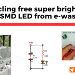 Reciclaje gratuito de LED SMD blancos procedentes de residuos electrónicos