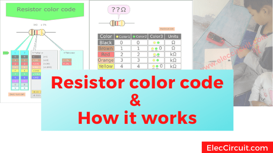 Código de color de resistencia y cómo funciona.
