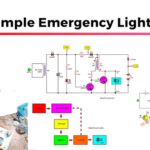 5 Circuito sencillo de iluminación de emergencia | Muchas ideas