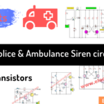 6 transistores simples | policía | Circuitos de sirena de ambulancia (alarma sonora)
