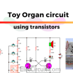 Circuito de órgano de juguete mediante transistores.