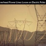 ¿Por qué las líneas de transmisión de energía están sueltas en los postes eléctricos?