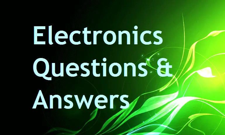 Preguntas y respuestas sobre electrónica