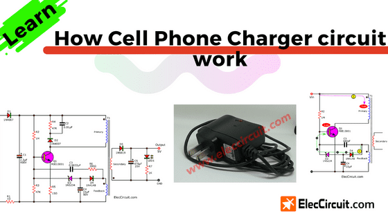 Aprendamos cómo funciona el circuito del cargador de teléfono celular.