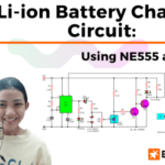 Circuito de cargador de batería de iones de litio simple con corte automático