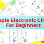 Circuito electrónico simple para principiantes.